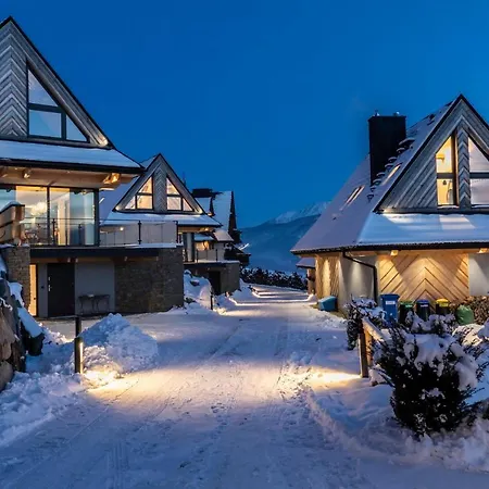 Czarne Wierchy Jacuzzi - Luxury Dağ evi Kościelisko